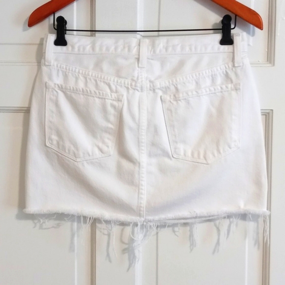🤍J Brand🤍 - White Estella Bonny Mid-Rise Mini Skirt - Picture 2 of 16